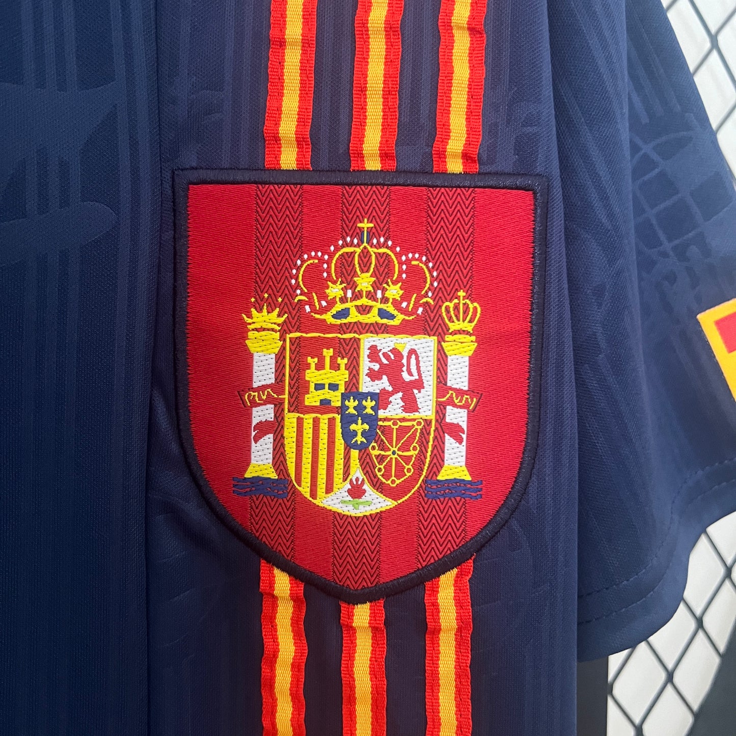 Spain 1996 Retro Blue T-Shirt – Classic Away Edition
