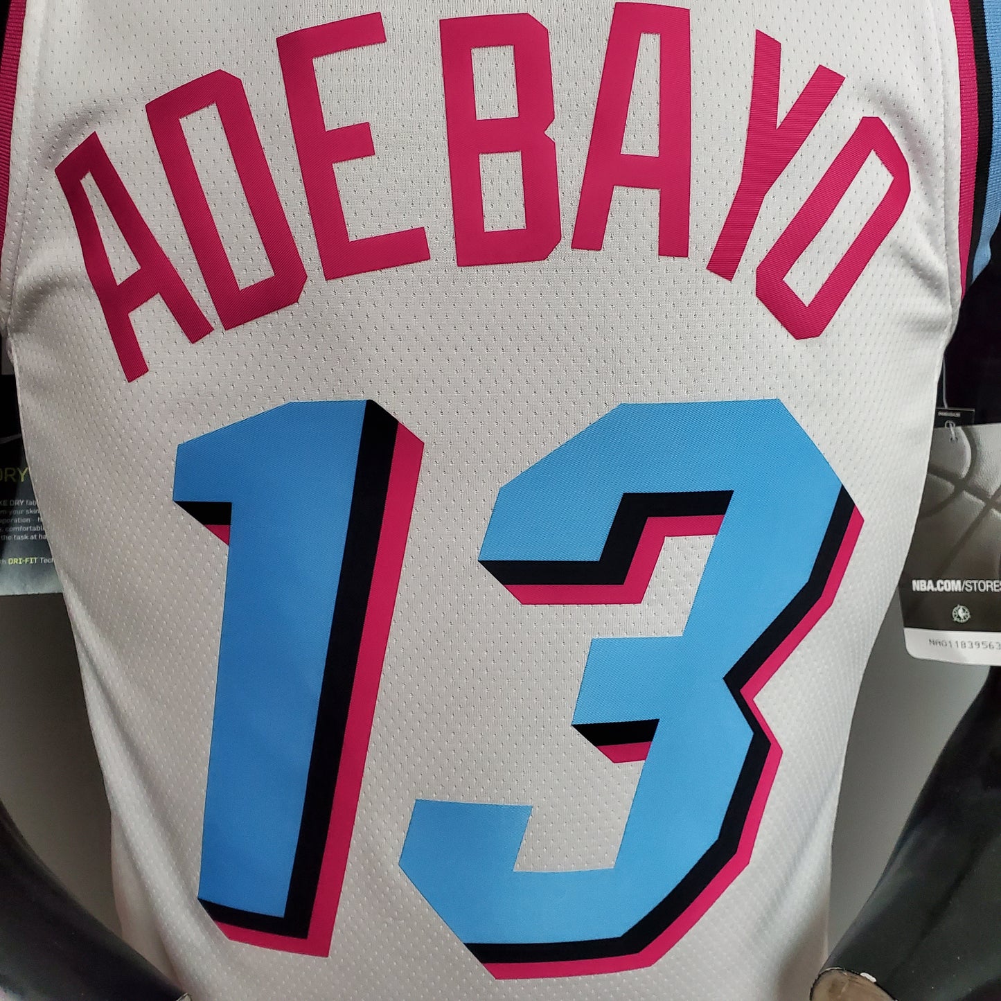 Bam Adebayo #13 Miami Heat White Connect Edition T-Shirt