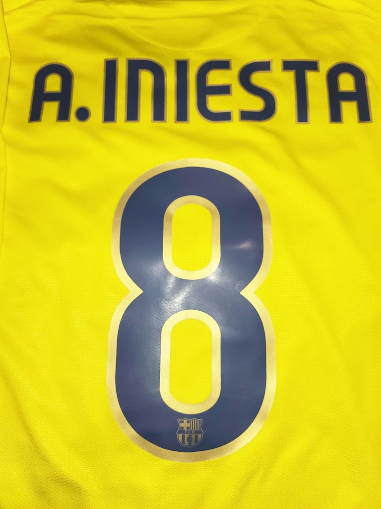 Andrés Iniesta #8 Barcelona 2008 Retro T-Shirt