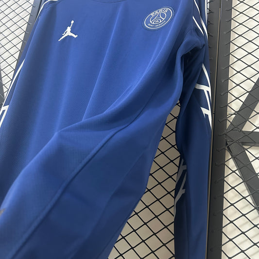 Ousmane Dembélé #10 PSG 2025 Blue Edition T-Shirt – Player Version Long Sleeves