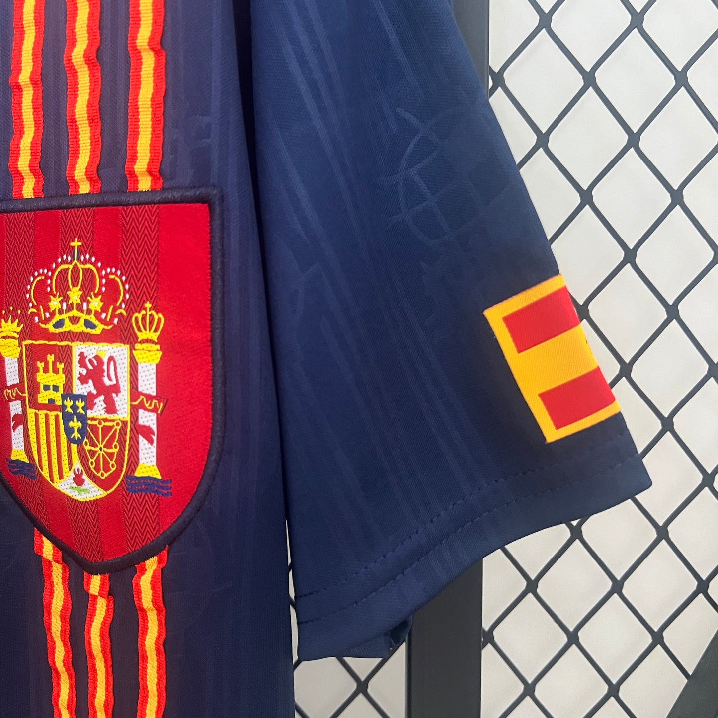 Spain 1996 Retro Blue T-Shirt – Classic Away Edition