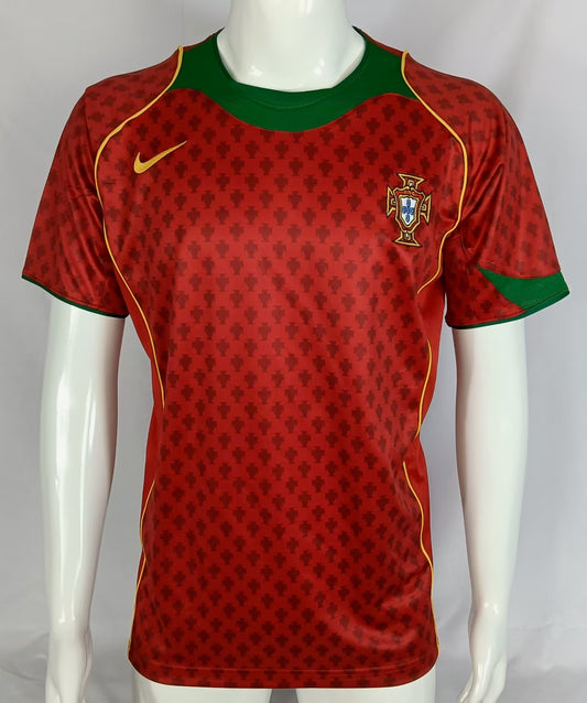 Portugal Euro 2004 T-Shirt – Retro Red Classic Edition