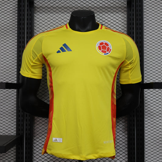 James Rodríguez #10 Colombia 2024 Player Version T-Shirt – Yellow