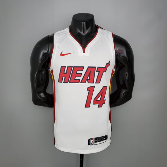 Tyler Herro #14 Miami Heat White T-Shirt